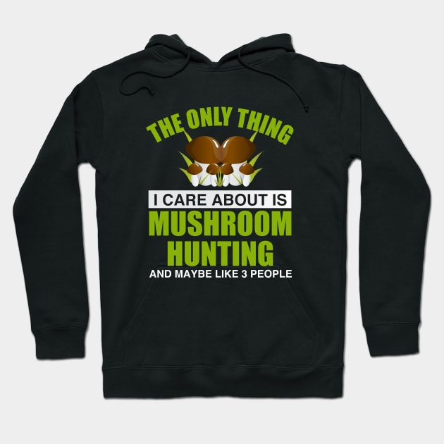 Mushroom Hunting Hoodie by anema